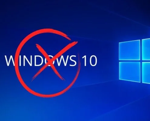Windows 10 supporten upphör