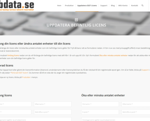 förläng ESET-licens